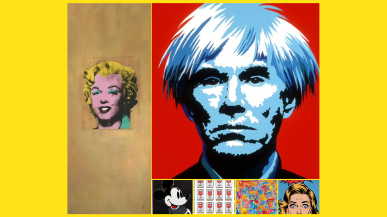 Asymmetric gallery with one dominant portrait, one narrow vertical image, and a row of smaller thumbnails